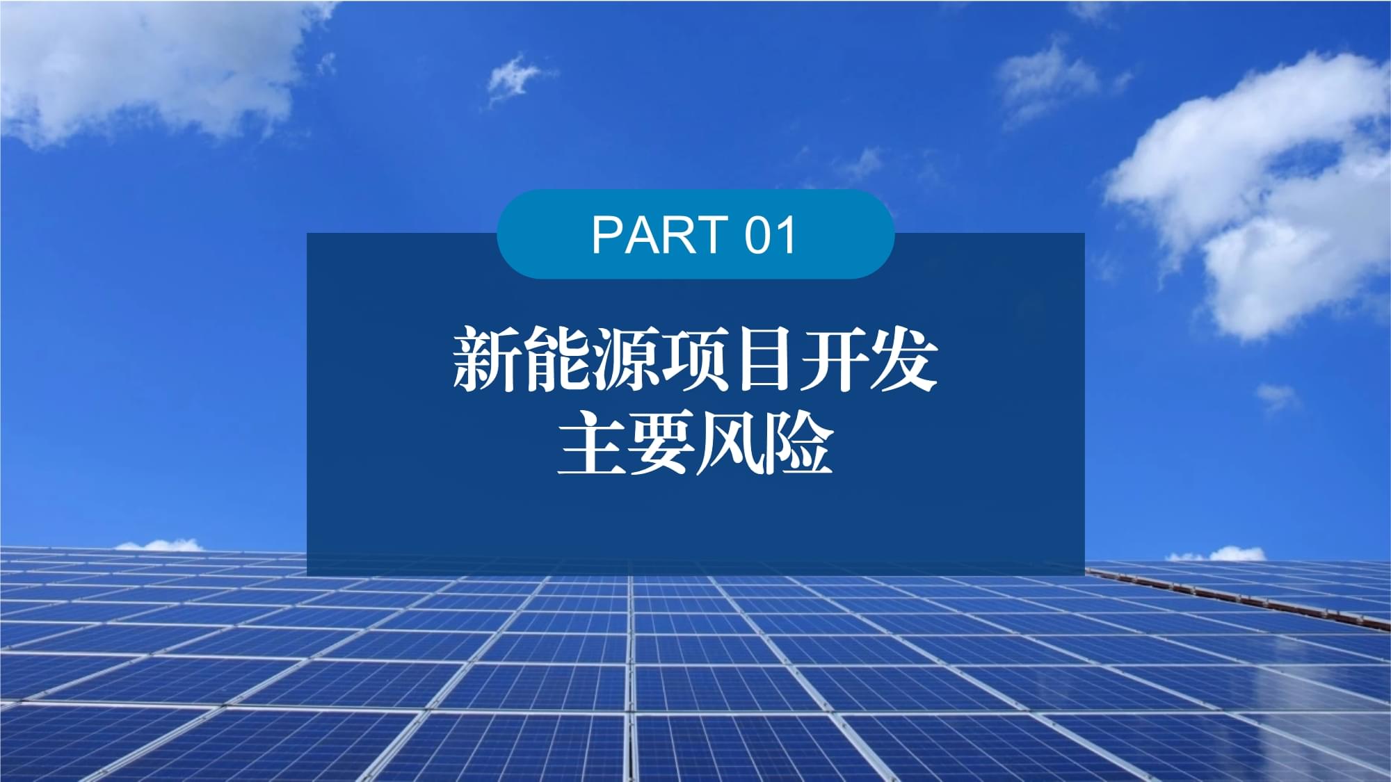 新能源项目投资开发风险与机遇应对